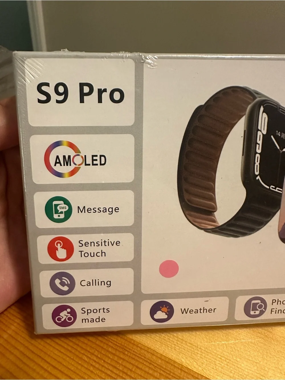 Smartwatch - Rose Pink and Black